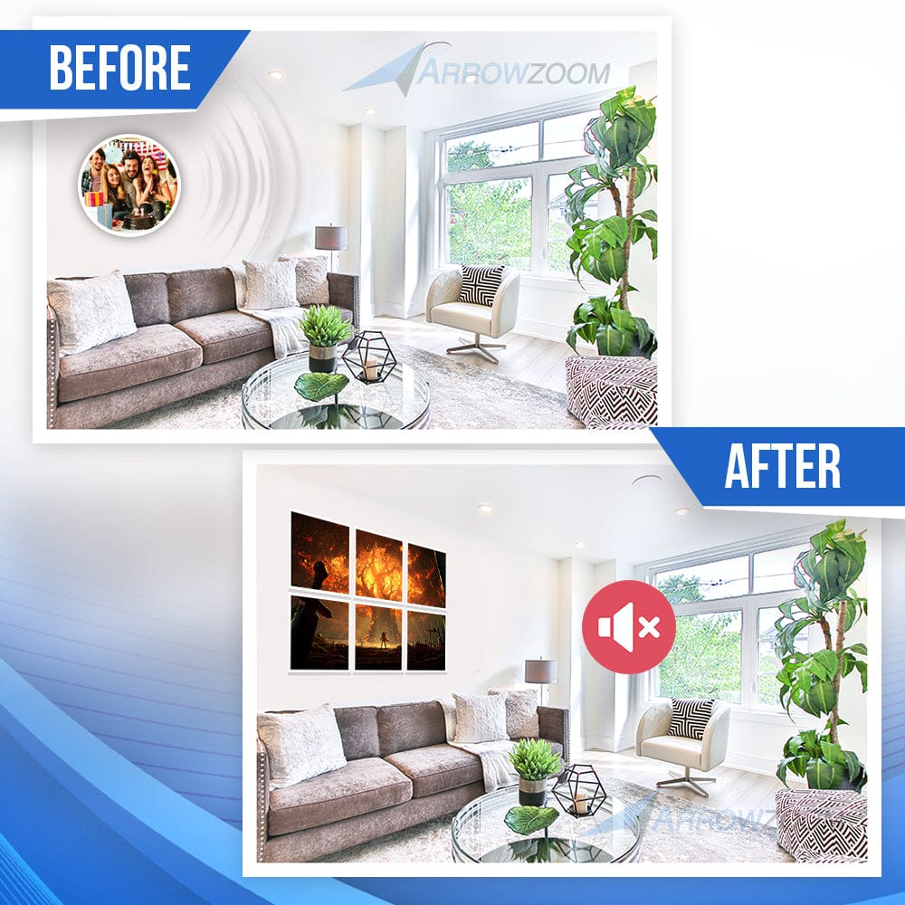 silexofy Fantasy Self-Adhesive Felt Art Wall Panels - KK1401