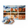 silexofy Artwork Self-Adhesive Felt Art Wall Panels - KK1398