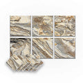 silexofy Marble Self-Adhesive Felt Art Wall Panels - KK1396