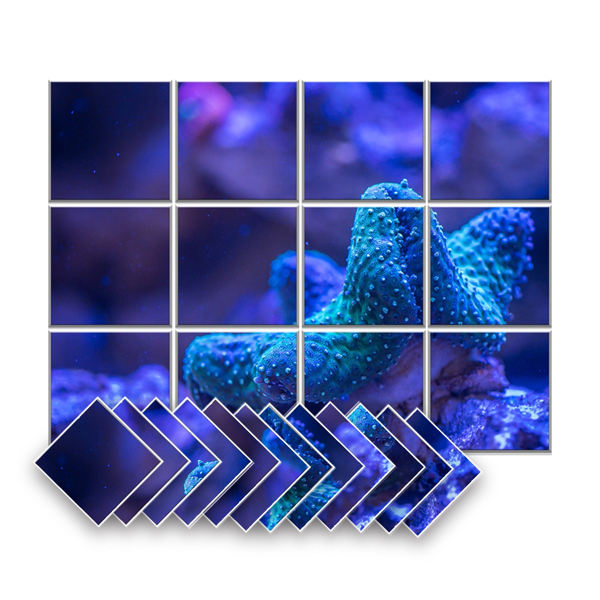 silexofy Aquarium Self-Adhesive Felt Art Wall Panels - KK1402