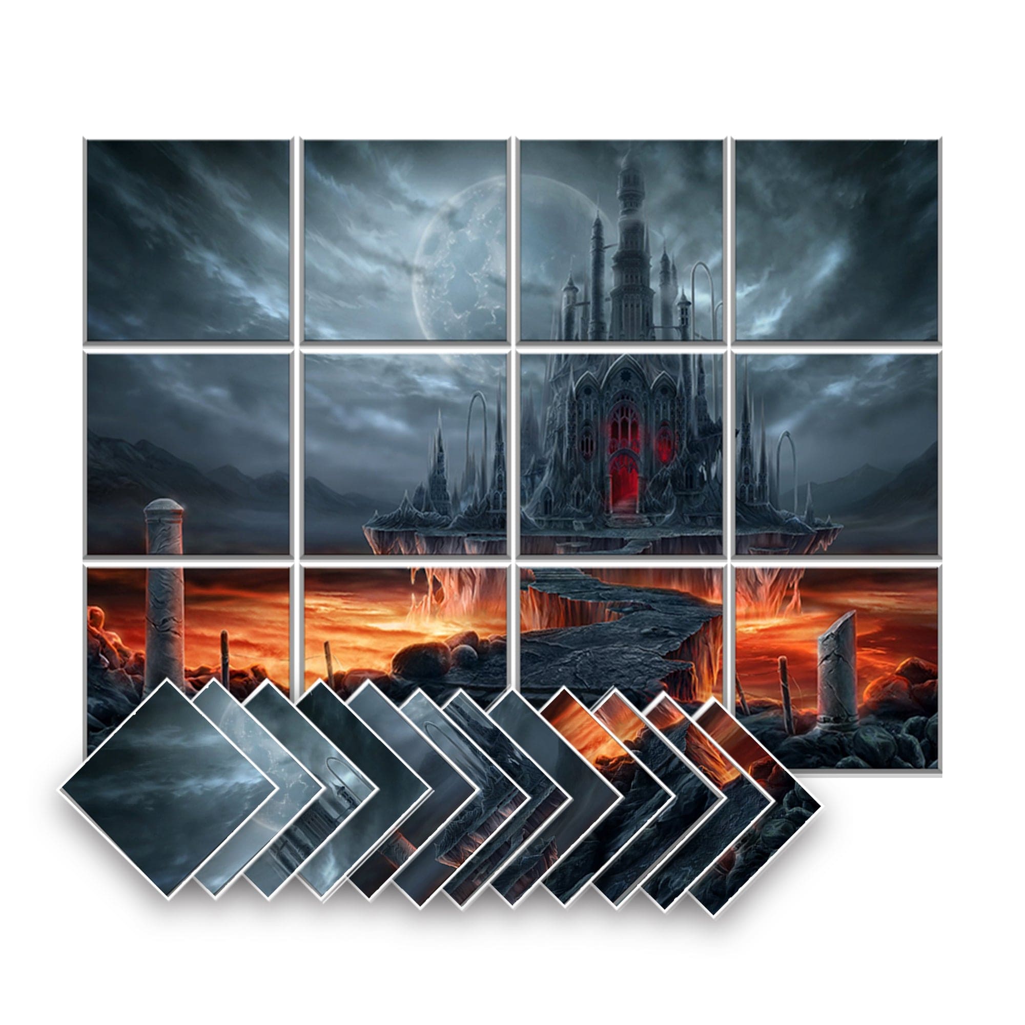 silexofy Fantasy Self-Adhesive Felt Art Wall Panels - KK1401