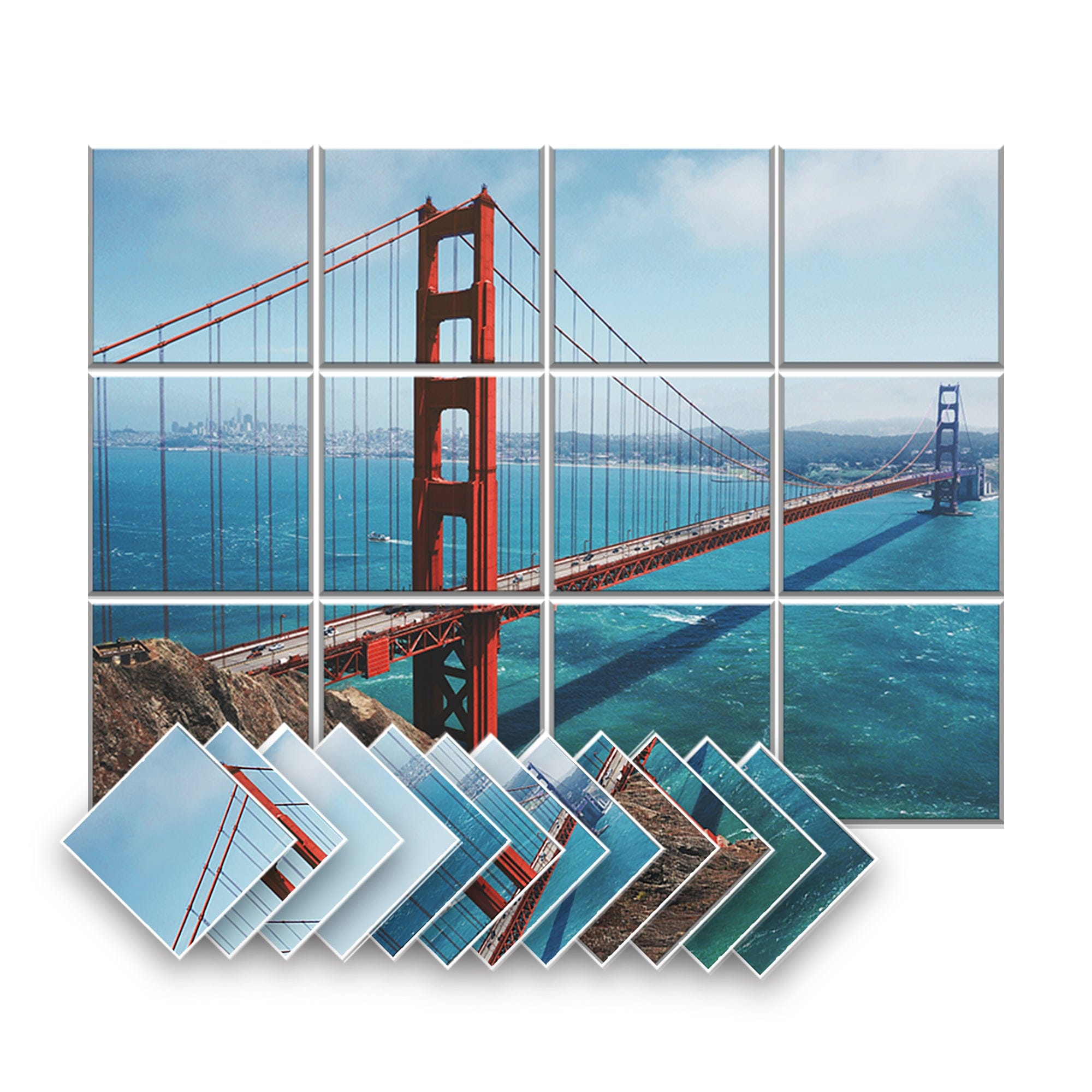 silexofy Landscapes Self-Adhesive Felt Art Wall Panels - KK1395