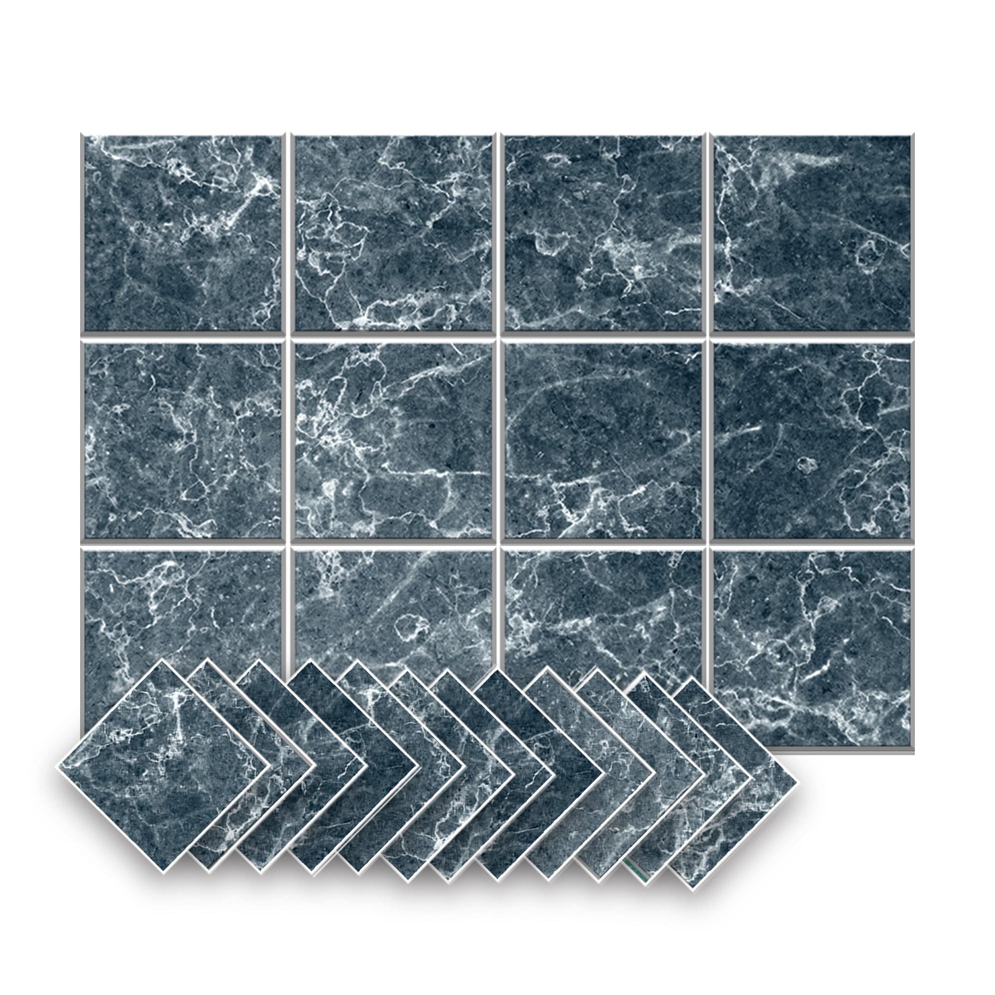 silexofy Marble Self-Adhesive Felt Art Wall Panels - KK1396