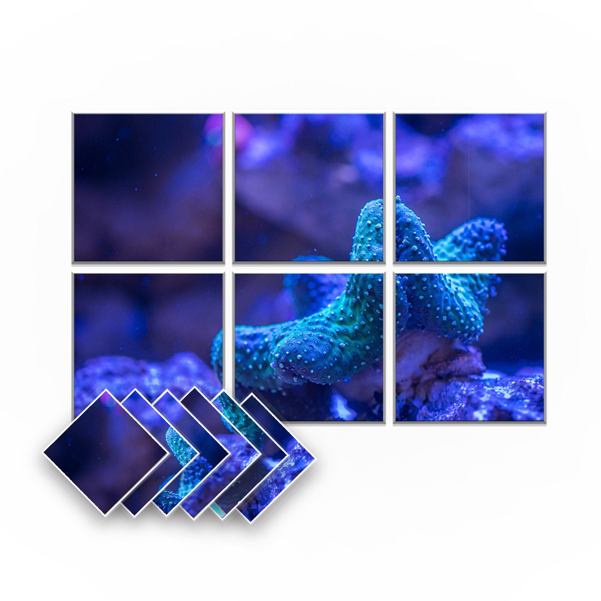 silexofy Aquarium Self-Adhesive Felt Art Wall Panels - KK1402