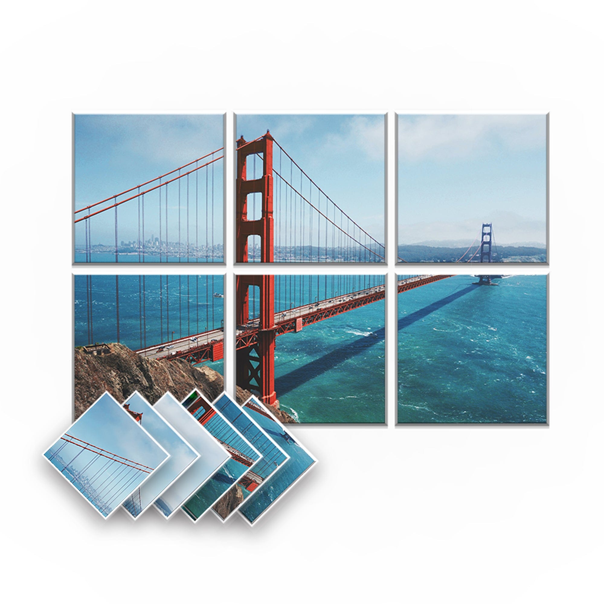 silexofy Landscapes Self-Adhesive Felt Art Wall Panels - KK1395