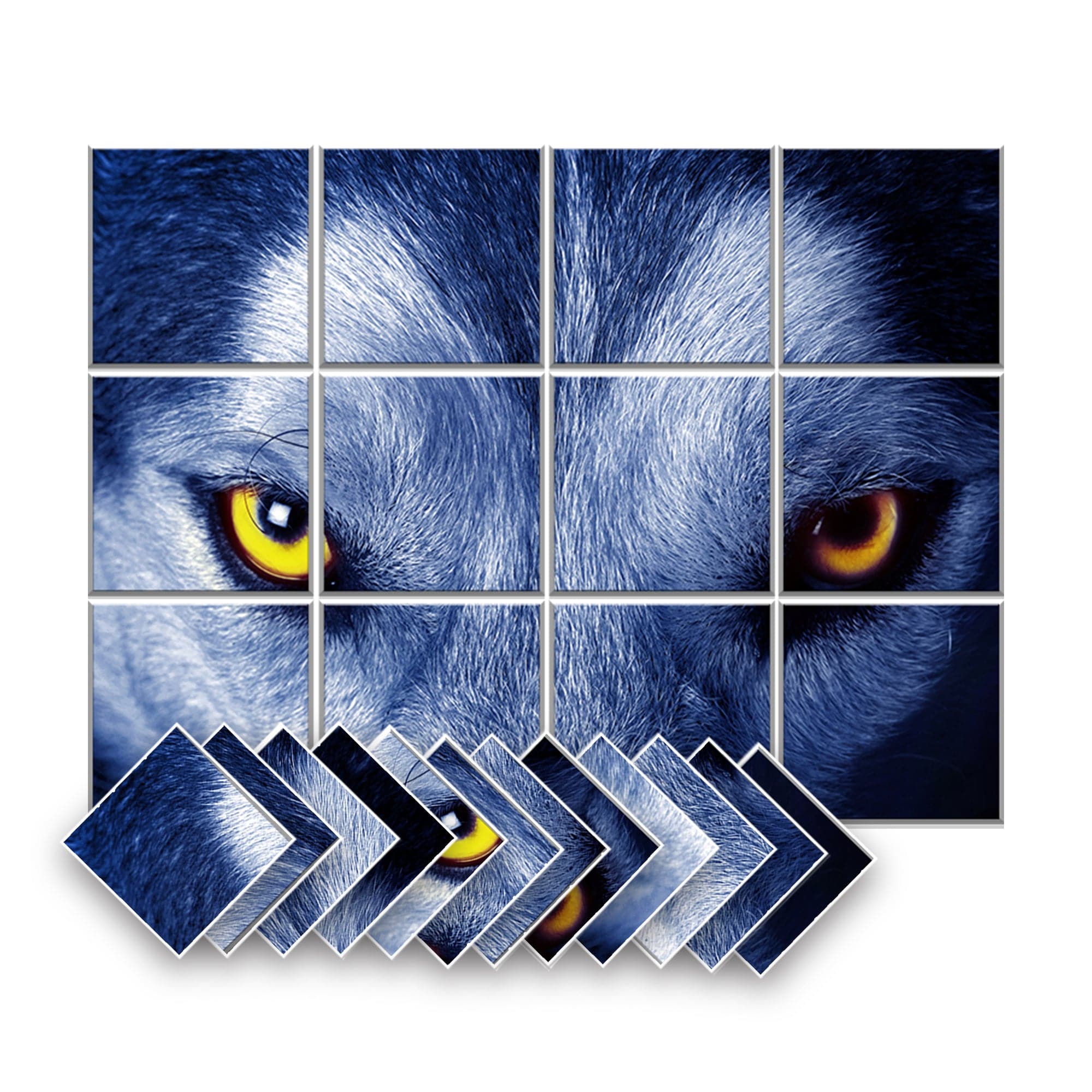 silexofy Apex Self-Adhesive Felt Art Wall Panels - KK1400