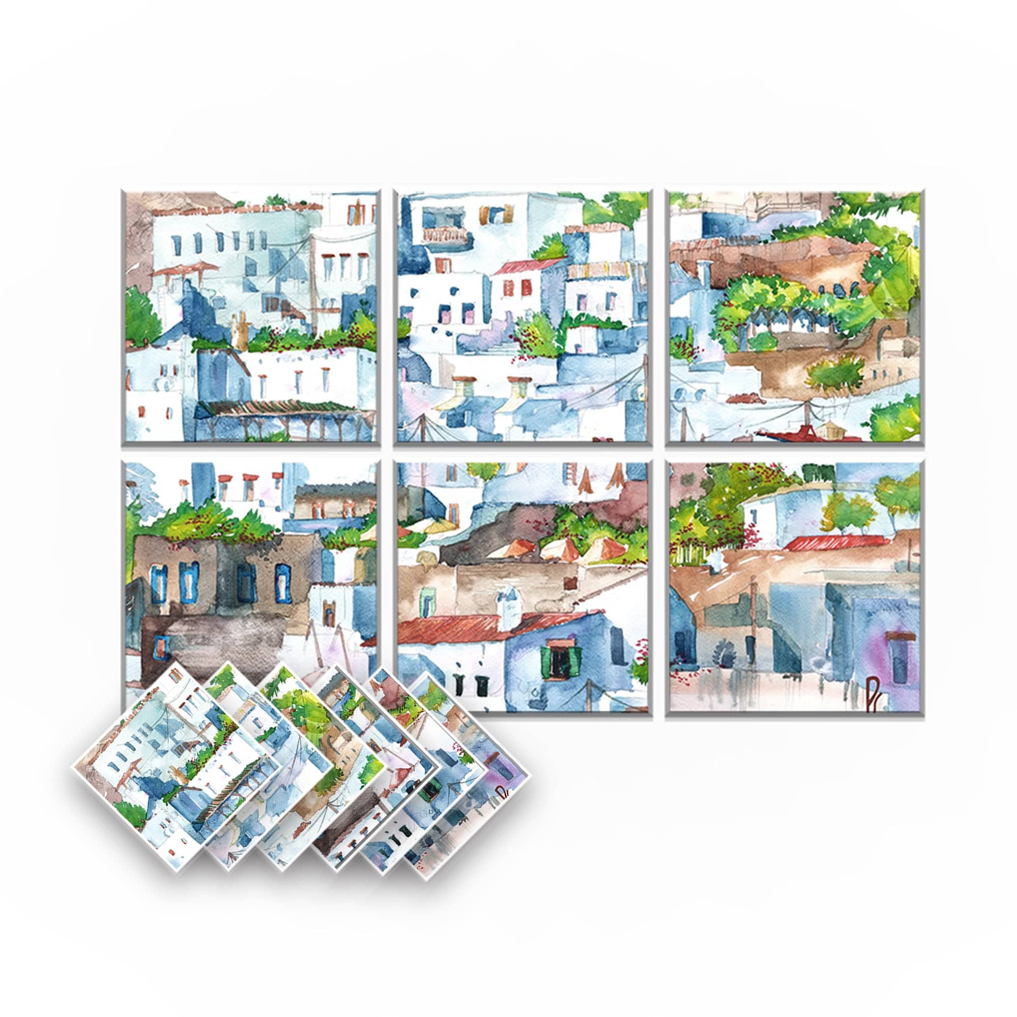 silexofy Artwork Self-Adhesive Felt Art Wall Panels - KK1398