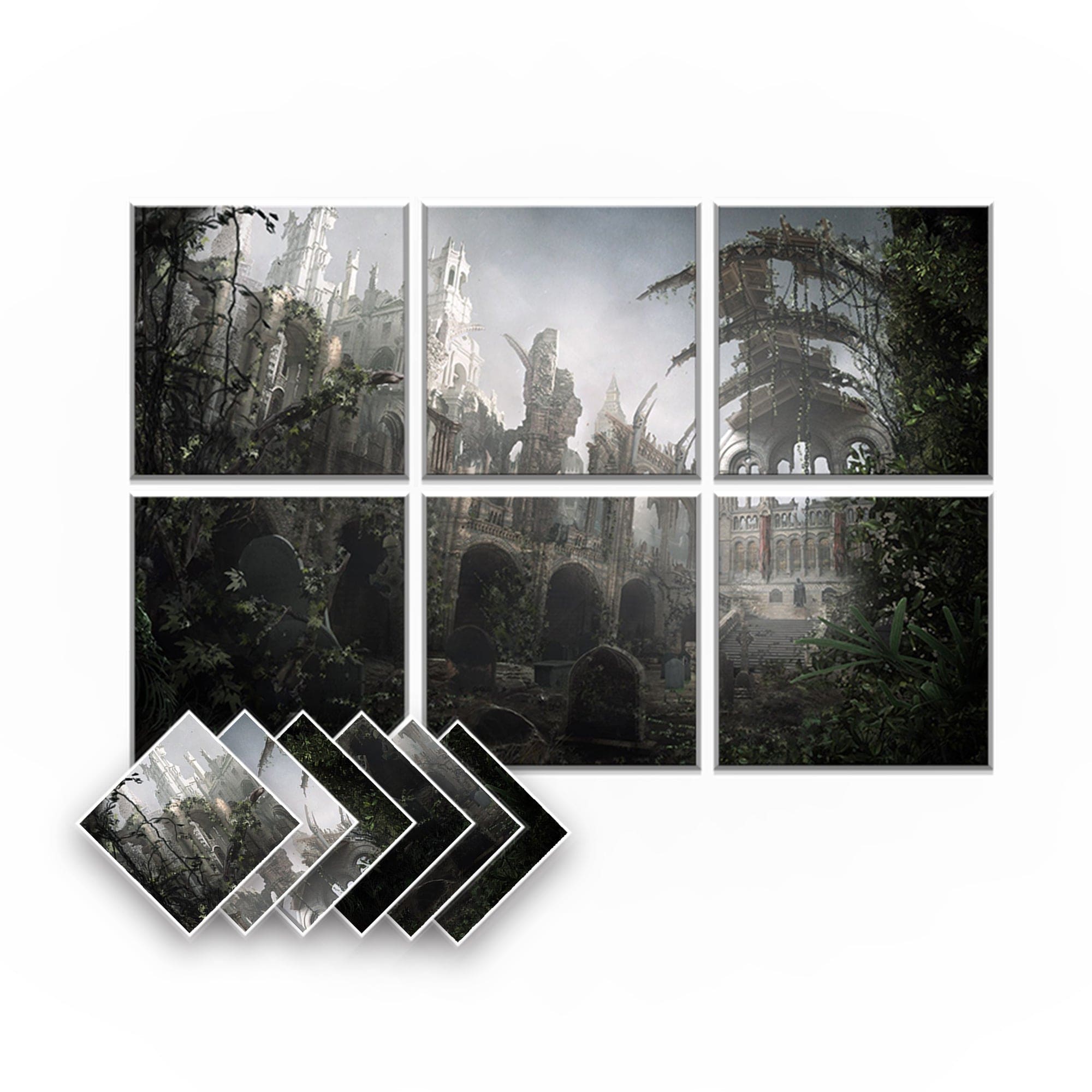 silexofy Fantasy Self-Adhesive Felt Art Wall Panels - KK1401