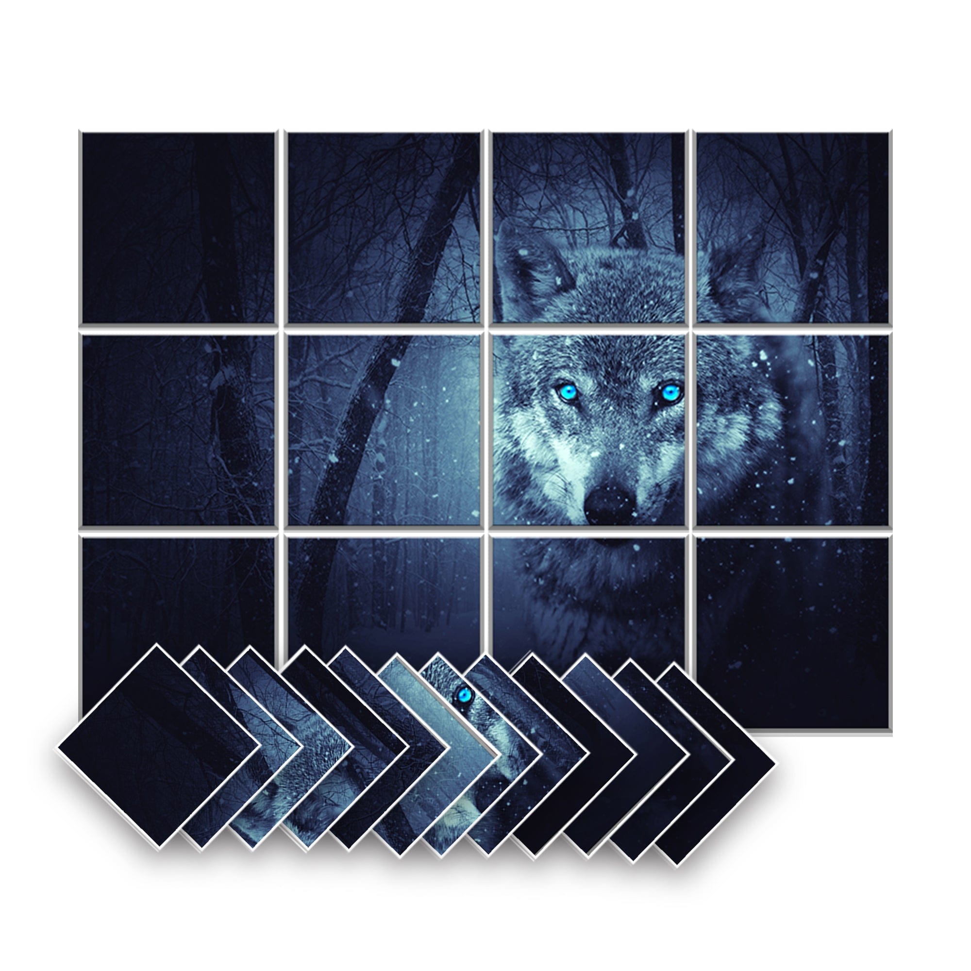 silexofy Apex Self-Adhesive Felt Art Wall Panels - KK1400