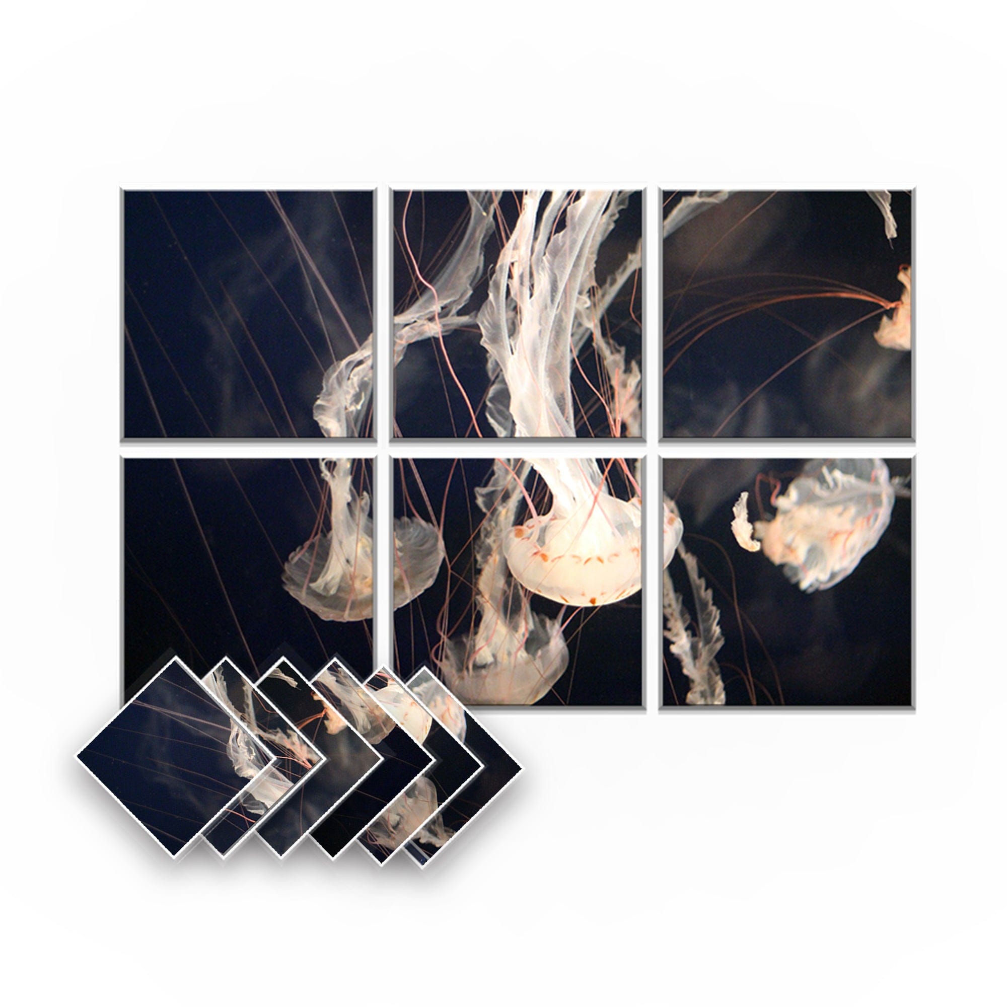 silexofy Aquarium Self-Adhesive Felt Art Wall Panels - KK1402