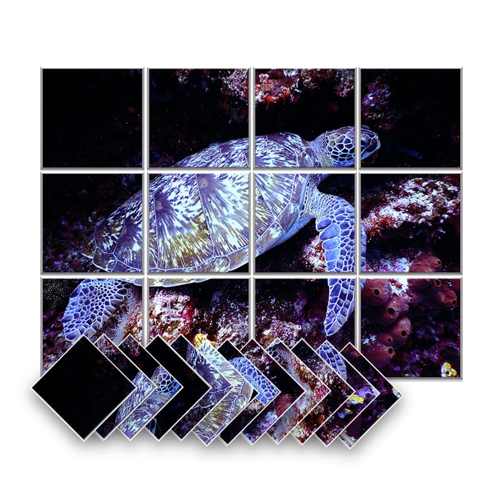 silexofy Aquarium Self-Adhesive Felt Art Wall Panels - KK1402