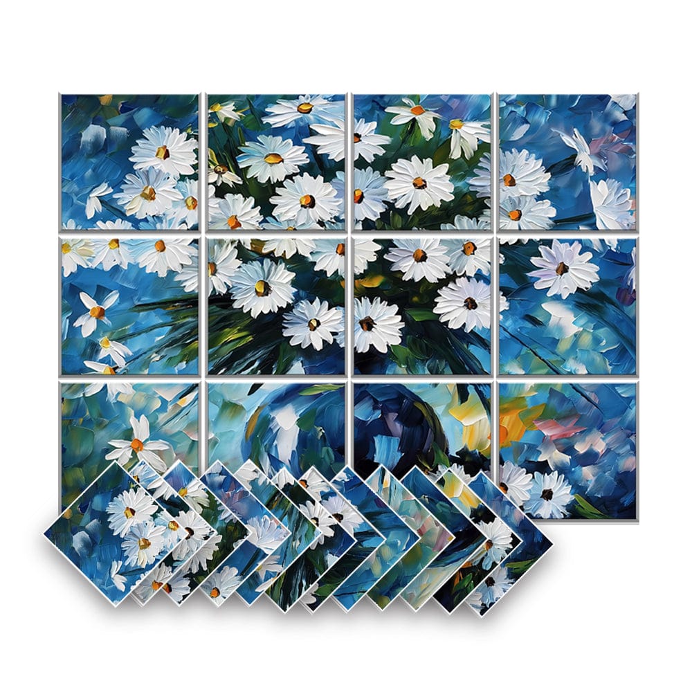 silexofy Oil Painting Self-Adhesive Felt Art Wall Panels - KK1397