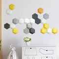 silexofy Cobalt Clash 3D Hexagon Adhesive Sound Absorbing Panels - KK1335
