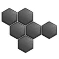 silexofy 6 Pcs 3D Hexagon Adhesive Sound Absorbing Panels - KK1330