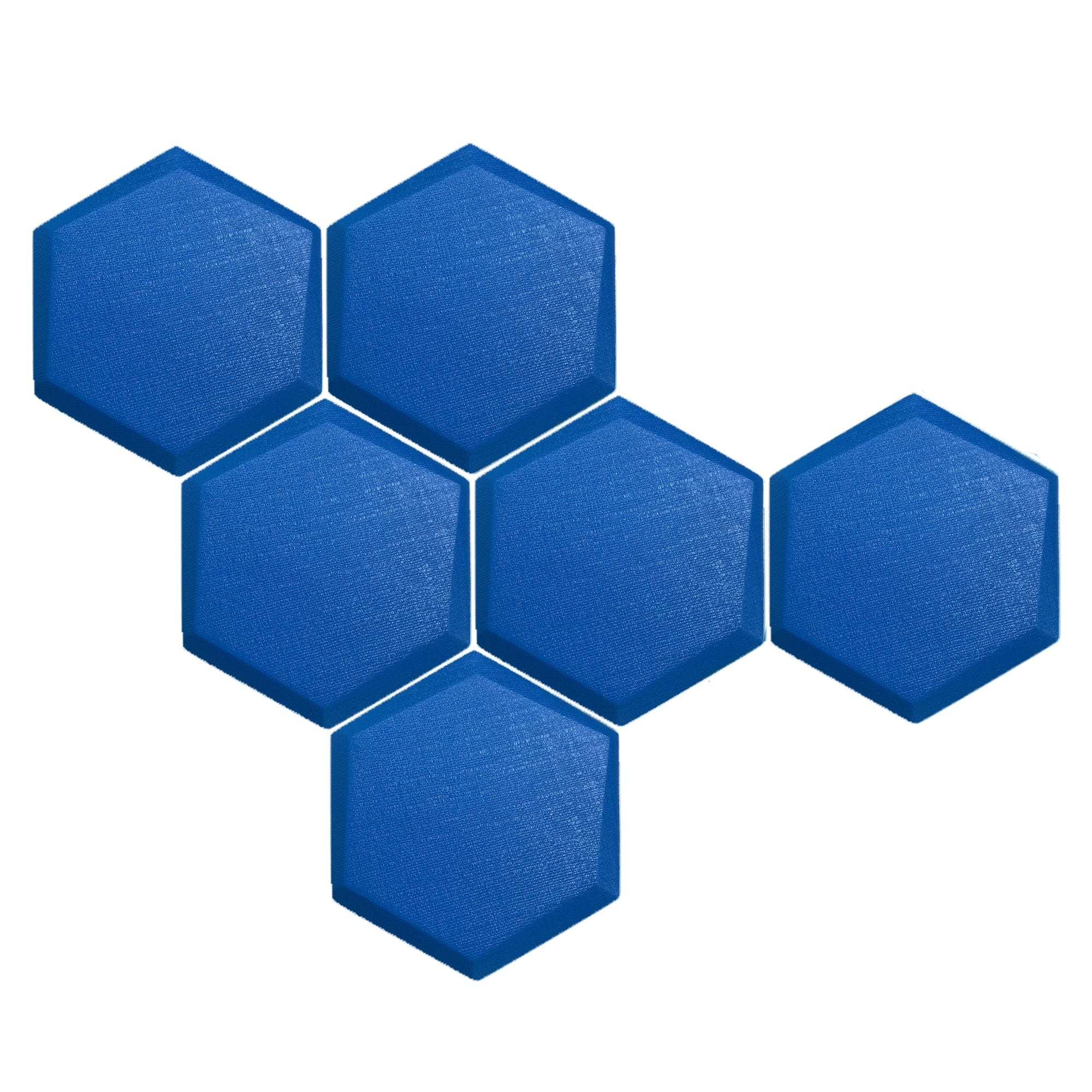 silexofy 6 Pcs 3D Hexagon Adhesive Sound Absorbing Panels - KK1330