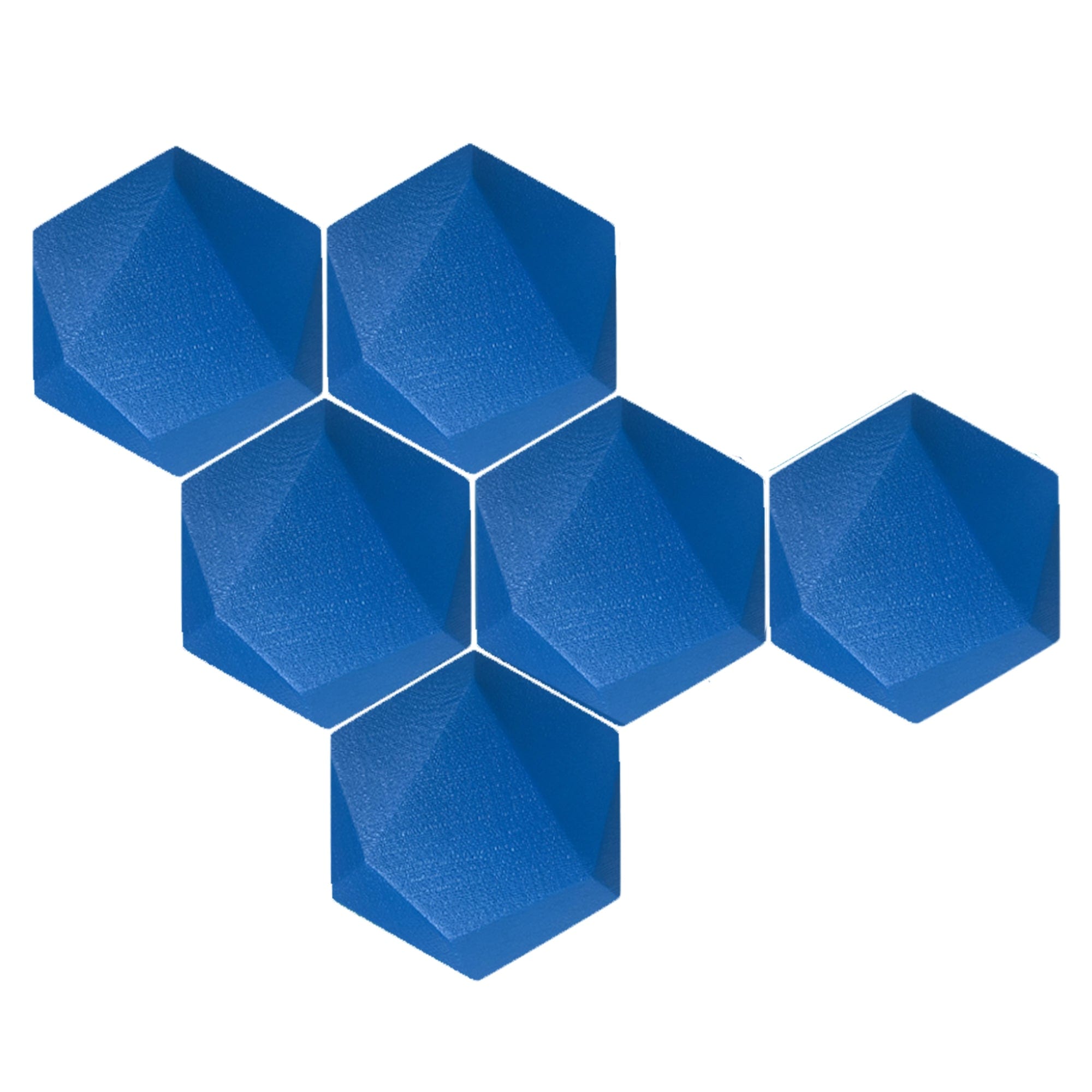 silexofy 6 Pcs 3D Hexagon Adhesive Sound Absorbing Panels - KK1330