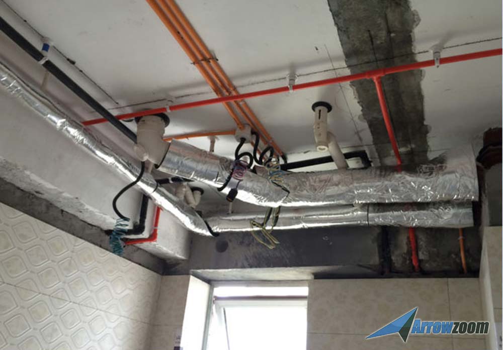 silexofy Fireproof Aluminum Insulation Foil Mat - 1 Meter - KK1151 (Water Pipe/ Furnace/ AirCon/ Ceiling )