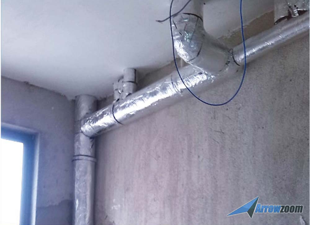 silexofy Fireproof Aluminum Insulation Foil Mat - 1 Meter - KK1151 (Water Pipe/ Furnace/ AirCon/ Ceiling )