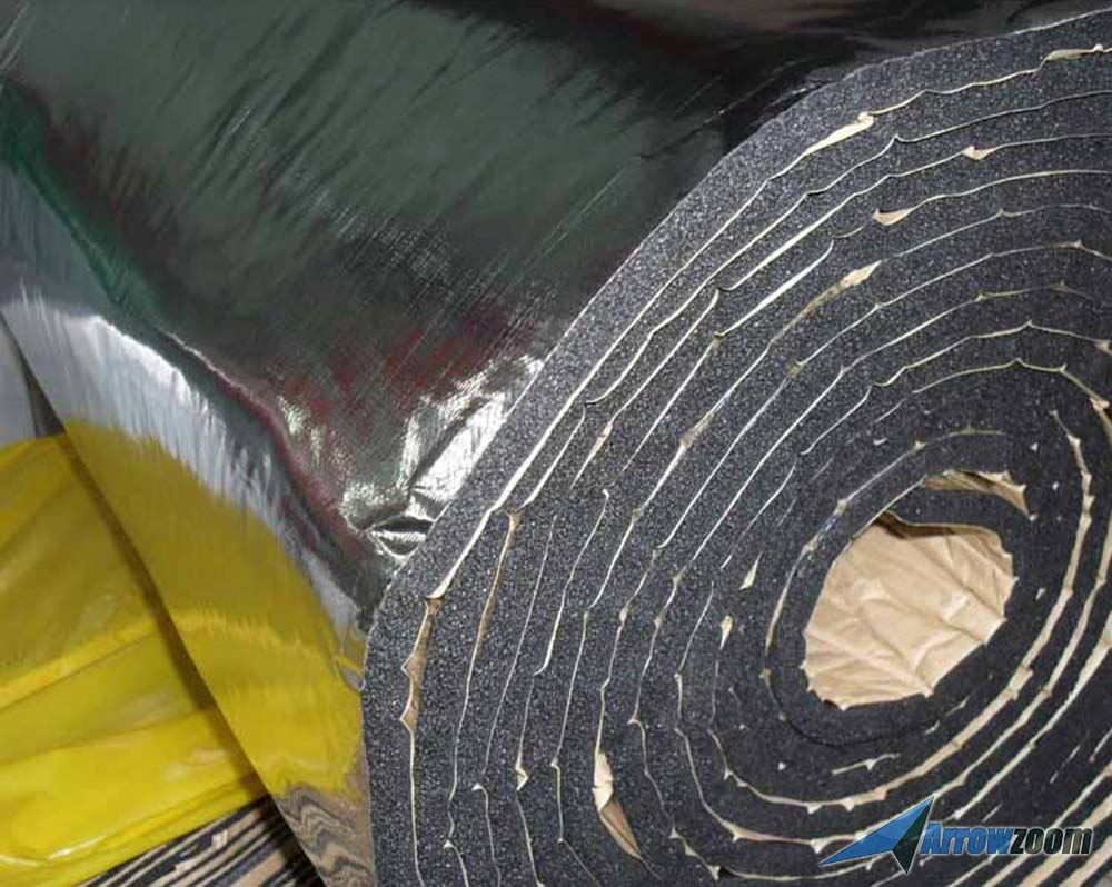 silexofy Fireproof Aluminum Insulation Foil Mat - 1 Meter - KK1151 (Water Pipe/ Furnace/ AirCon/ Ceiling )