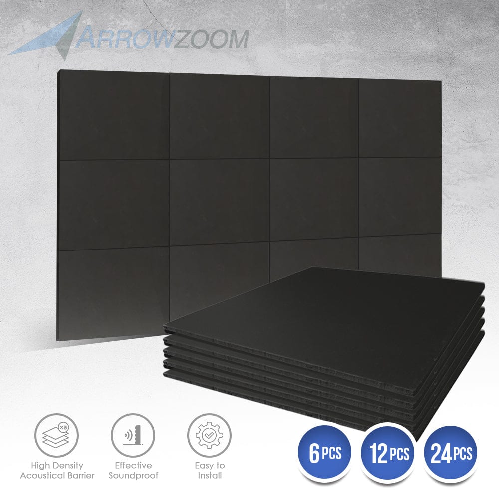 silexofy Mass Loaded Vinyl Sheet - Soundproofing Barrier For Wall, Floor, Ceiling - 30x30cm  - KK1246
