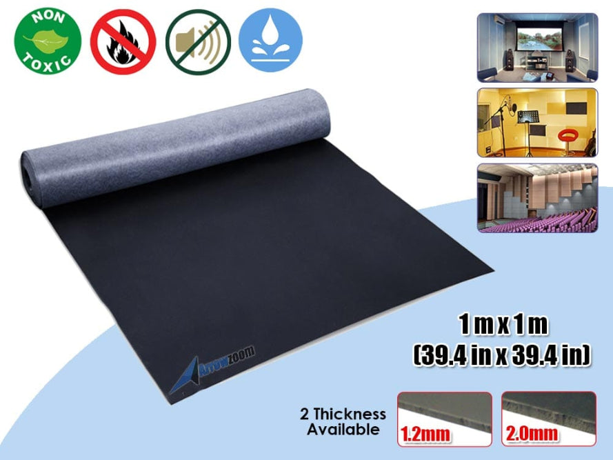 silexofy Mass Loaded Vinyl - Thick Soundproof Barrier For Wall - KK1146