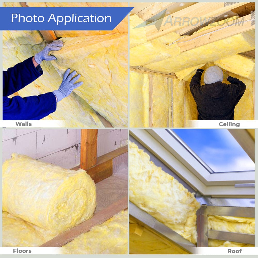 silexofy Acoustic Mineral Wool Thermal Insulation and Room Soundproofing Fiber Waterproof Isolation Roll - KK1157