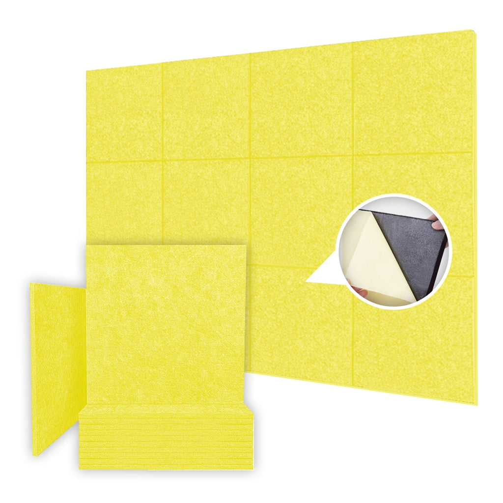 silexofy Self-Adhesive Sound Deadening Polyester Fabric Panel - Solid Colors - KK1093