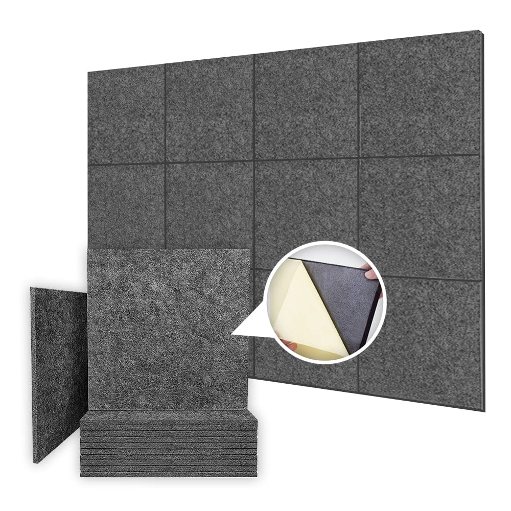silexofy Self-Adhesive Sound Deadening Polyester Fabric Panel - Solid Colors - KK1093