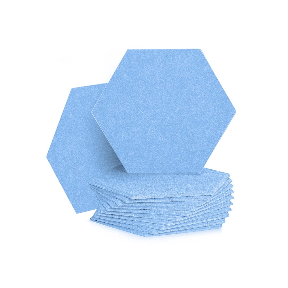 silexofy Hexagon Felt Sound Absorbing Wall Panel - Solid Color - KK1224