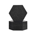 silexofy Hexagon Felt Sound Absorbing Wall Panel - Solid Color - KK1224