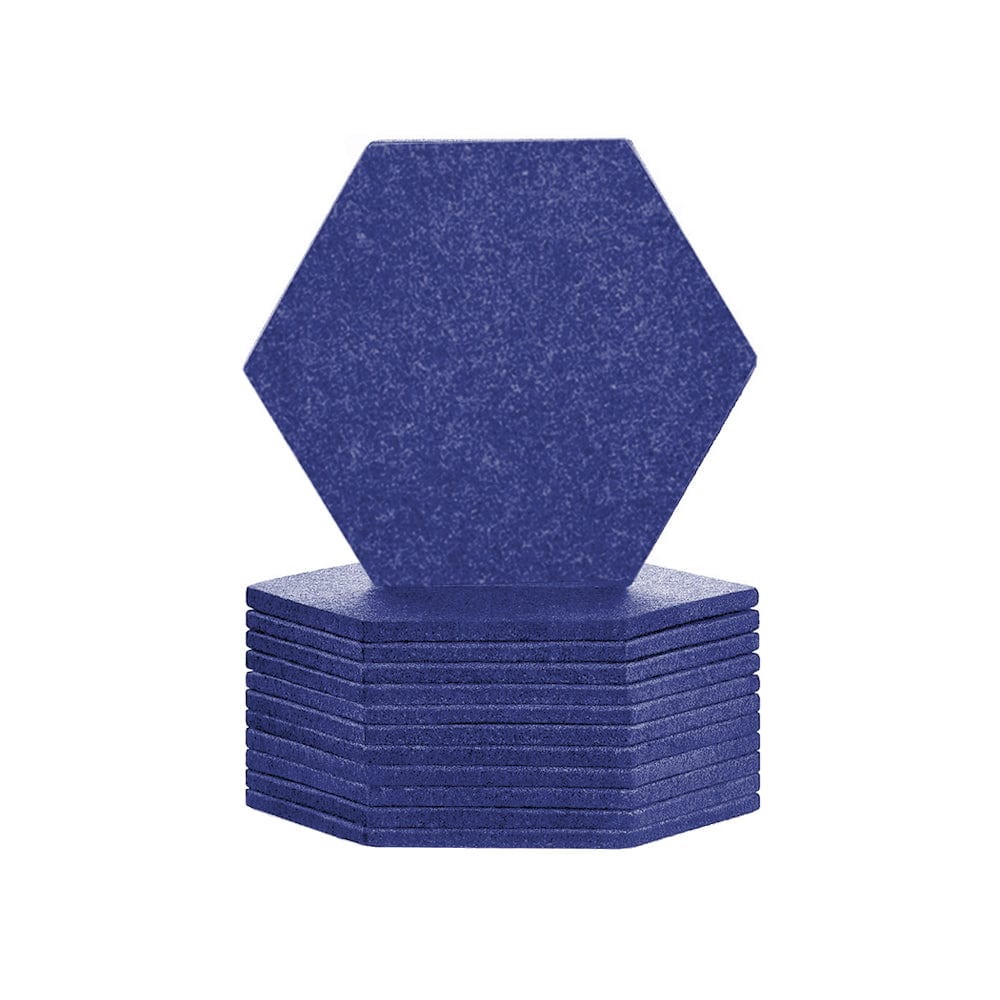 silexofy Hexagon Felt Sound Absorbing Wall Panel - Solid Color - KK1224
