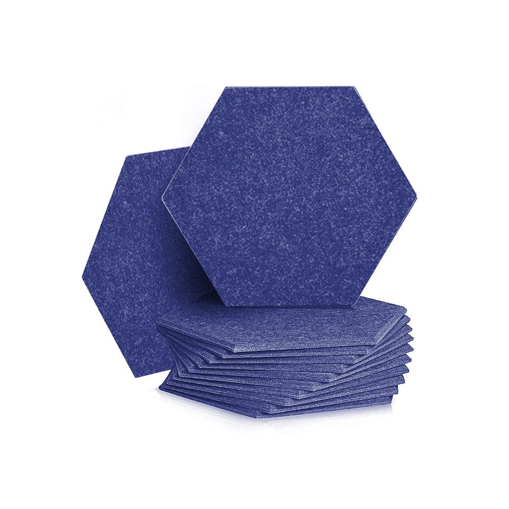 silexofy Hexagon Felt Sound Absorbing Wall Panel - Solid Color - KK1224