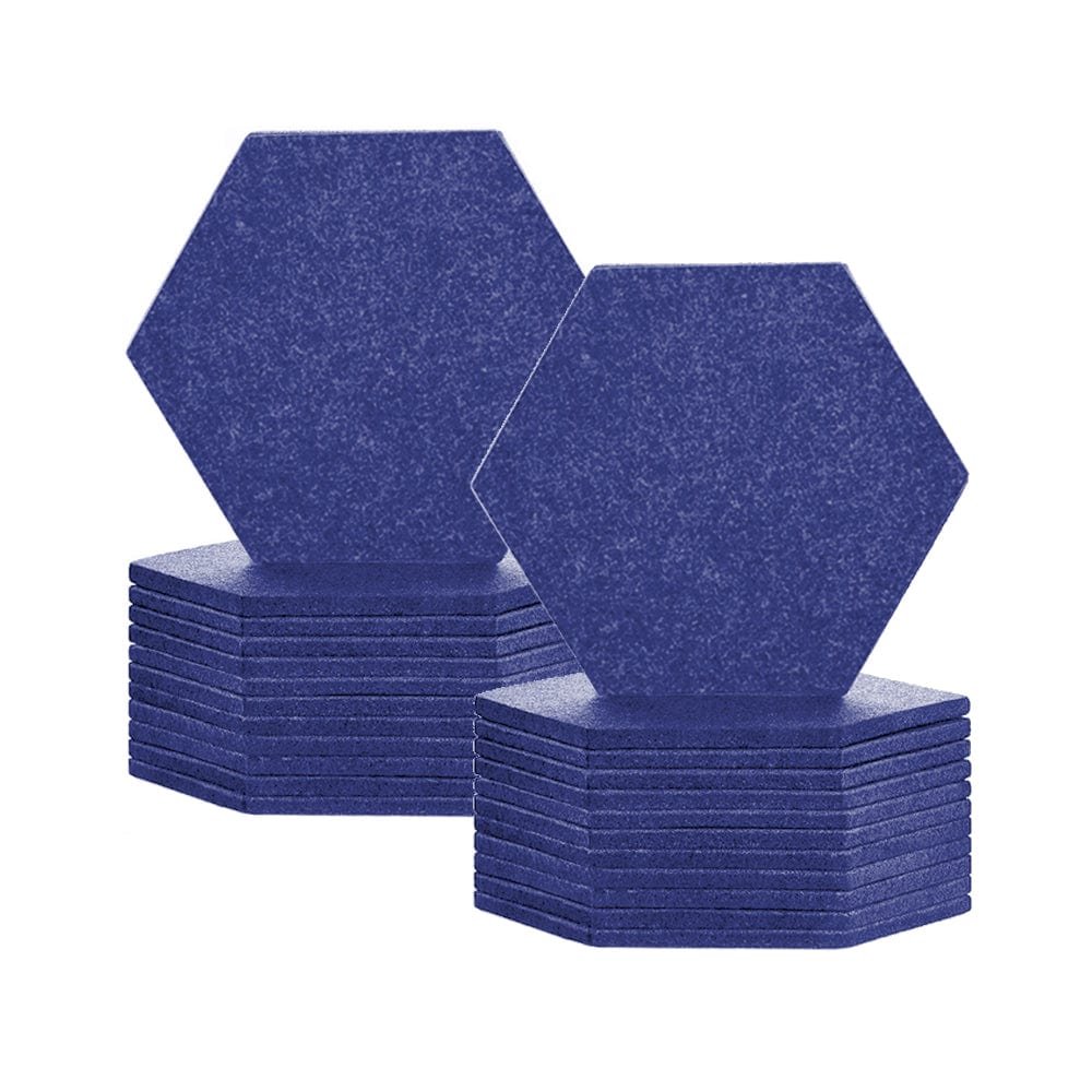 silexofy Hexagon Felt Sound Absorbing Wall Panel - Solid Color - KK1224