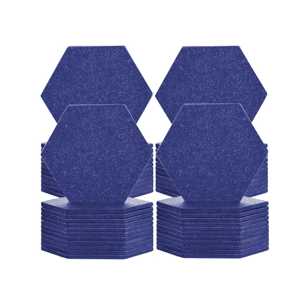 silexofy Hexagon Felt Sound Absorbing Wall Panel - Solid Color - KK1224