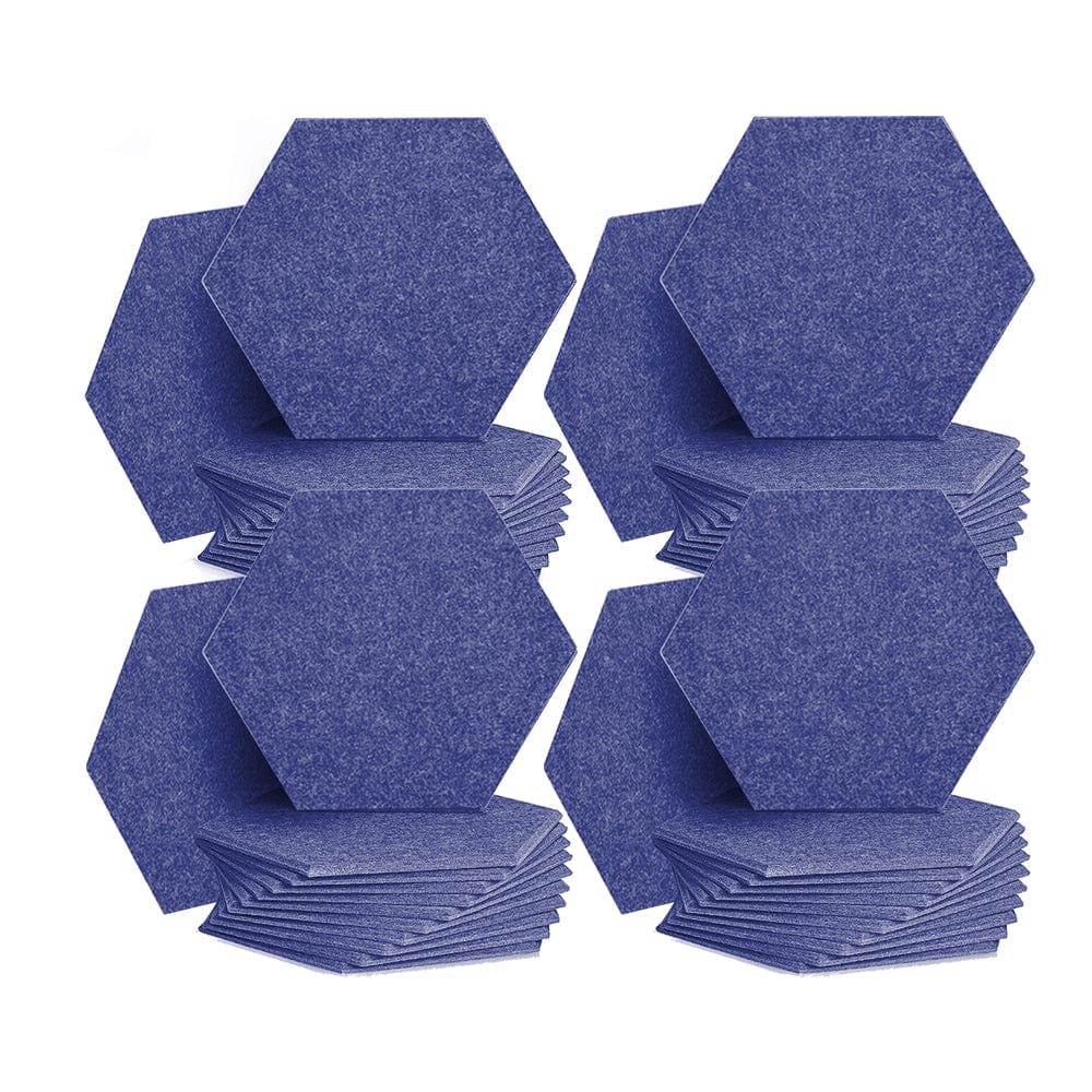 silexofy Hexagon Felt Sound Absorbing Wall Panel - Solid Color - KK1224