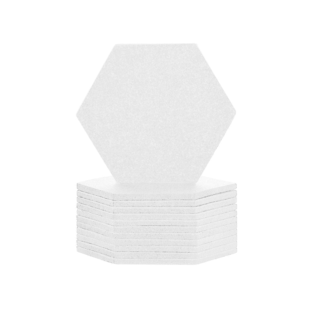 silexofy Hexagon Felt Sound Absorbing Wall Panel - Solid Color - KK1224