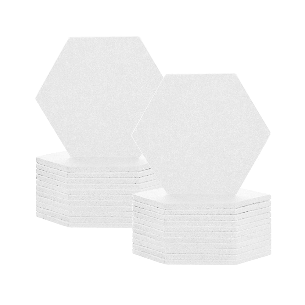 silexofy Hexagon Felt Sound Absorbing Wall Panel - Solid Color - KK1224