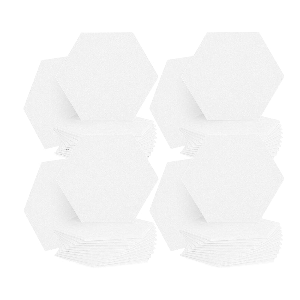 silexofy Hexagon Felt Sound Absorbing Wall Panel - Solid Color - KK1224