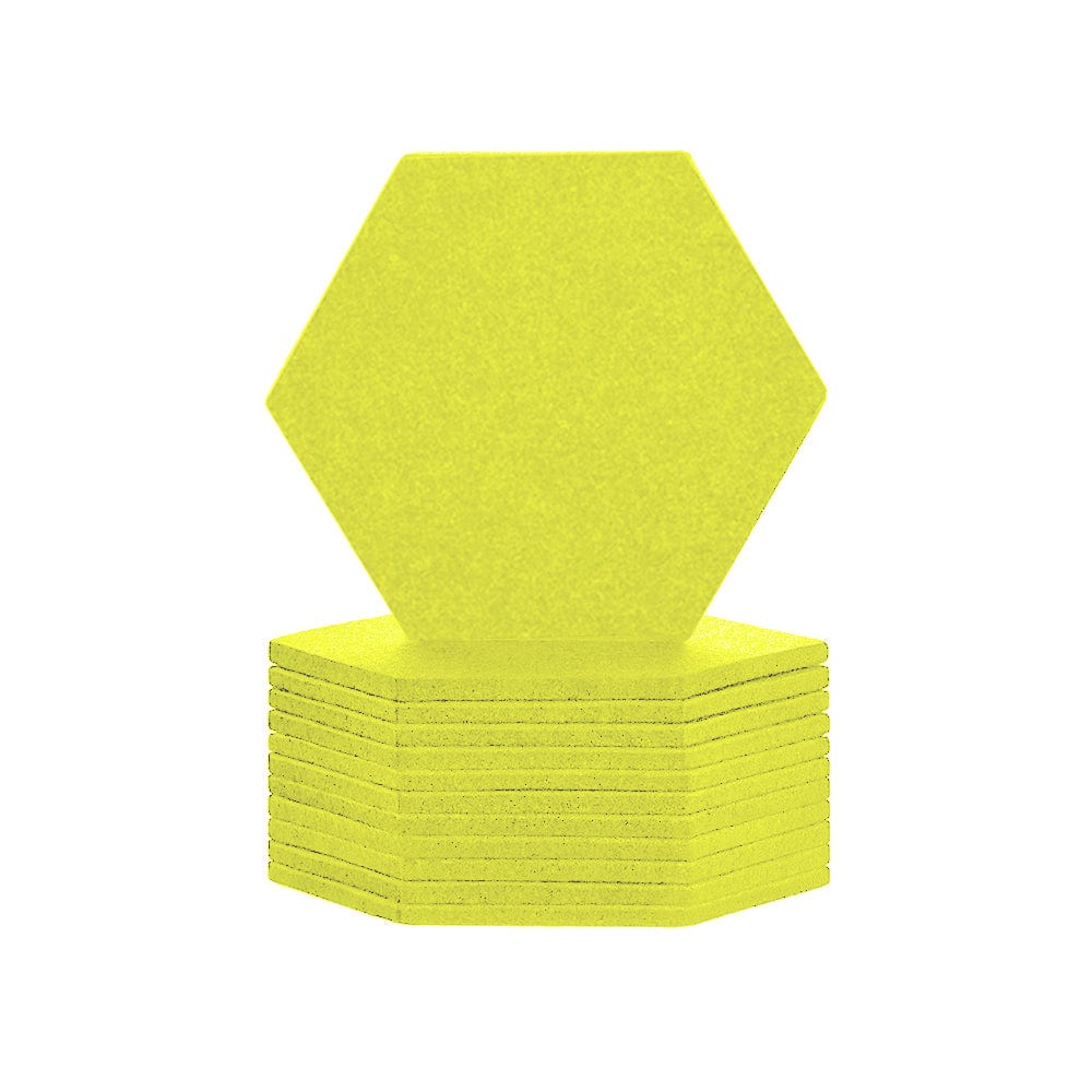 silexofy Hexagon Felt Sound Absorbing Wall Panel - Solid Color - KK1224