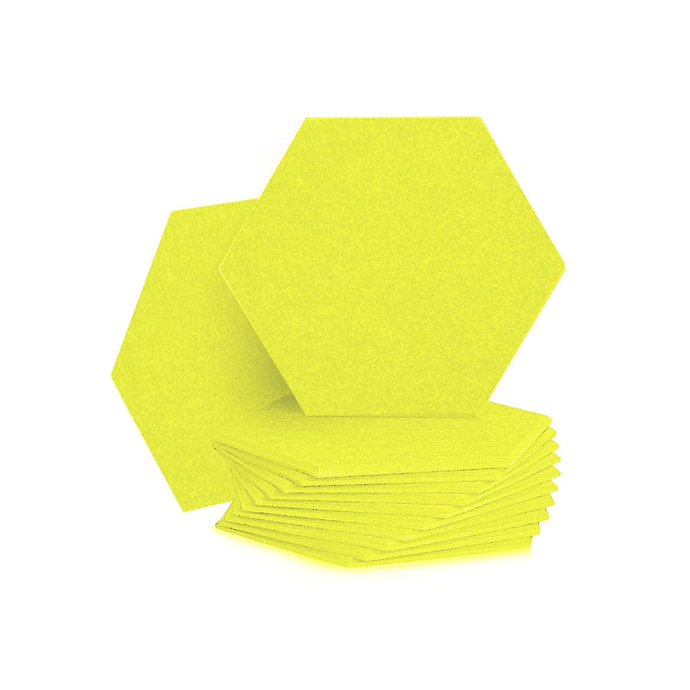 silexofy Hexagon Felt Sound Absorbing Wall Panel - Solid Color - KK1224