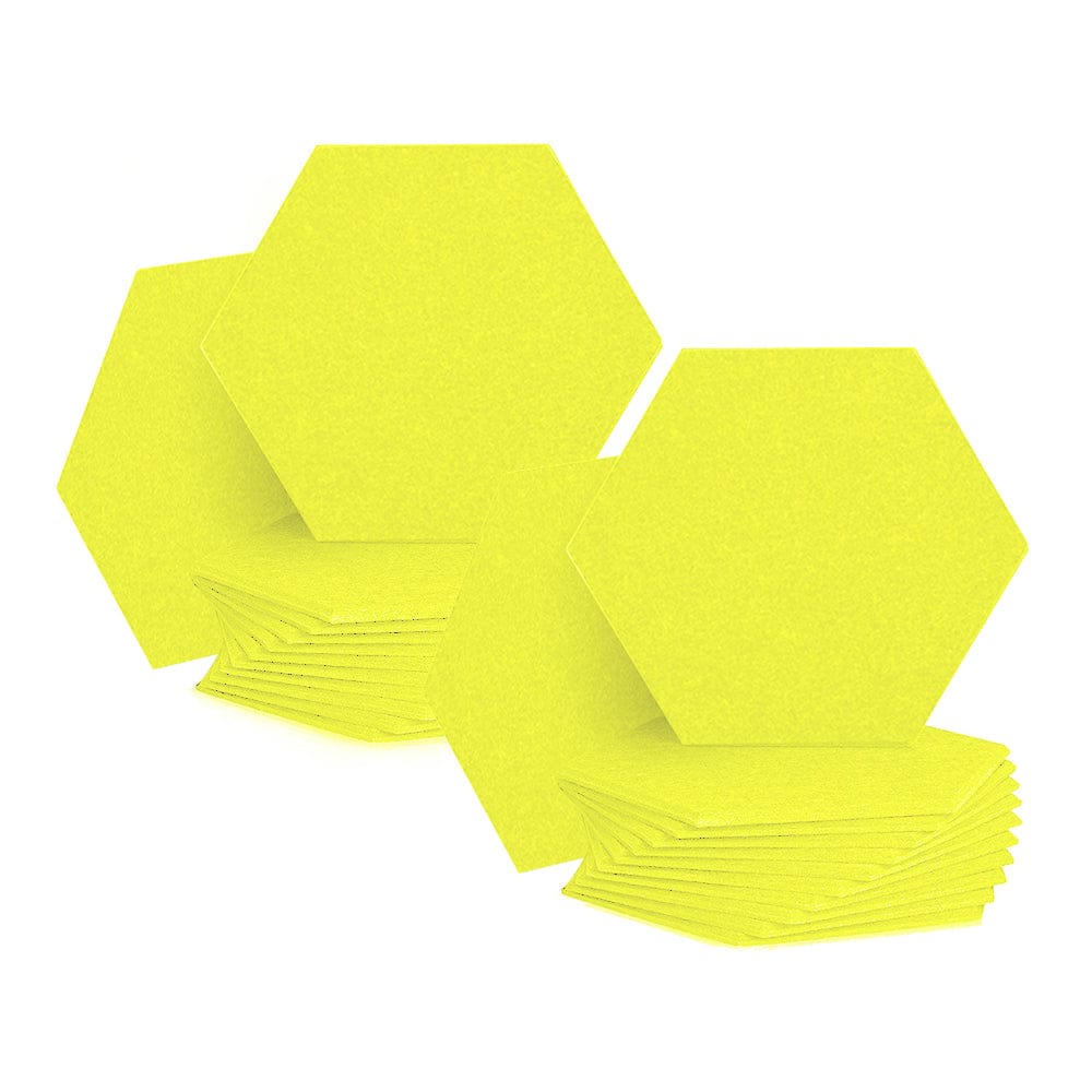 silexofy Hexagon Felt Sound Absorbing Wall Panel - Solid Color - KK1224