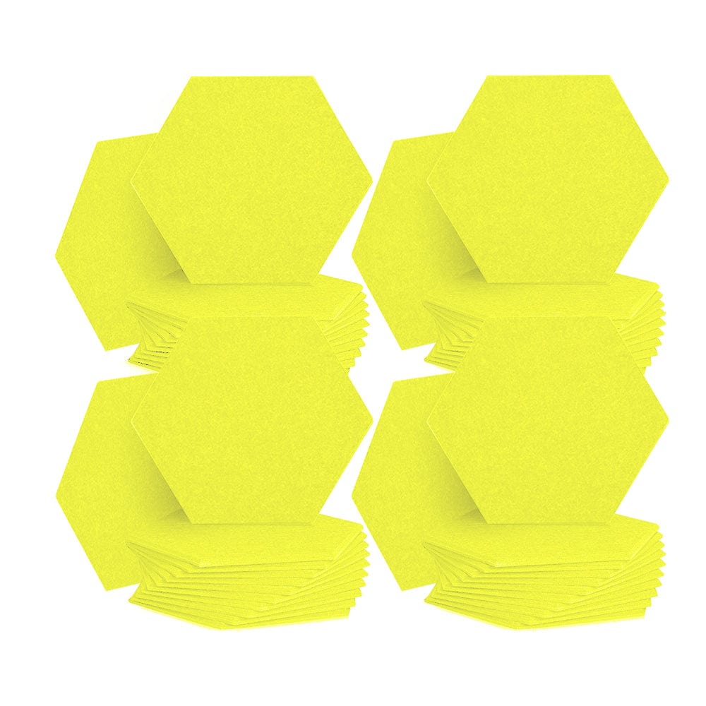 silexofy Hexagon Felt Sound Absorbing Wall Panel - Solid Color - KK1224