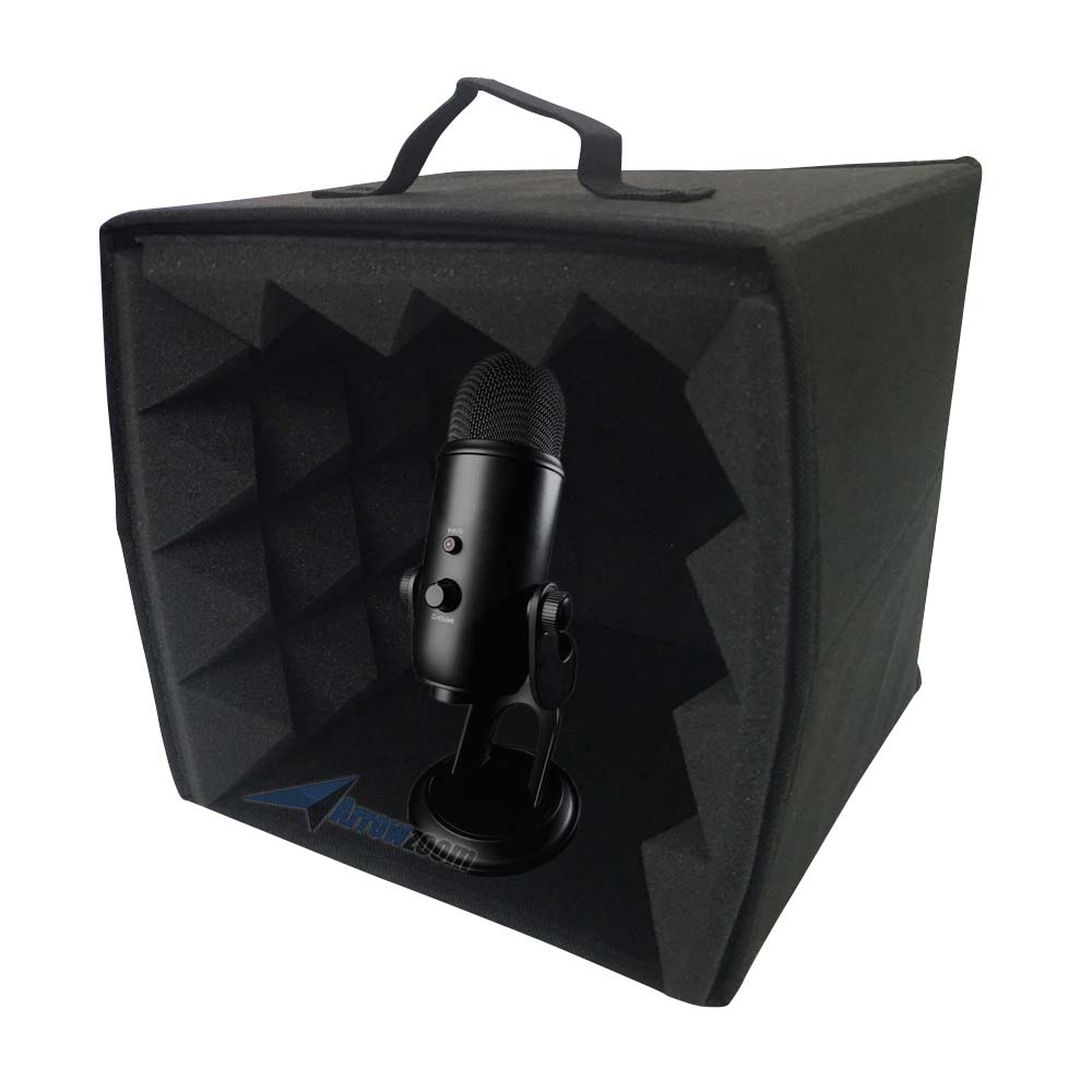 silexofy Portable Microphone Isolation Box - Studio Voice Booth - KK1159