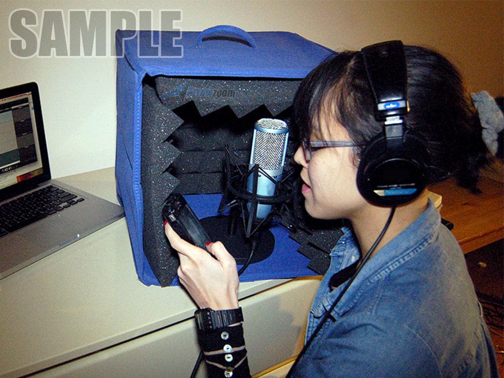 silexofy Portable Microphone Isolation Box - Studio Voice Booth - KK1159