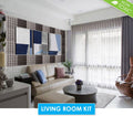 silexofy Comfortable Living Room Kit - All in One Acoustic Panels - KK1183