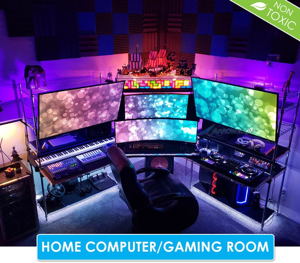 silexofy Ultimate Computer Gaming Room Kit - All in One Soundproof Panels - KK1183