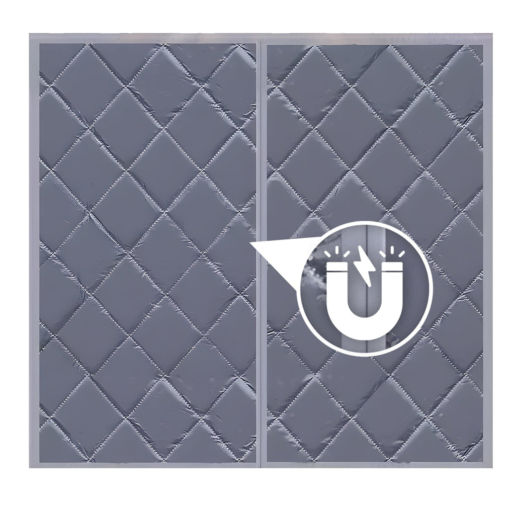 Magnetic Soundproof, Insulated and Blackout Window Curtain - KK1440
