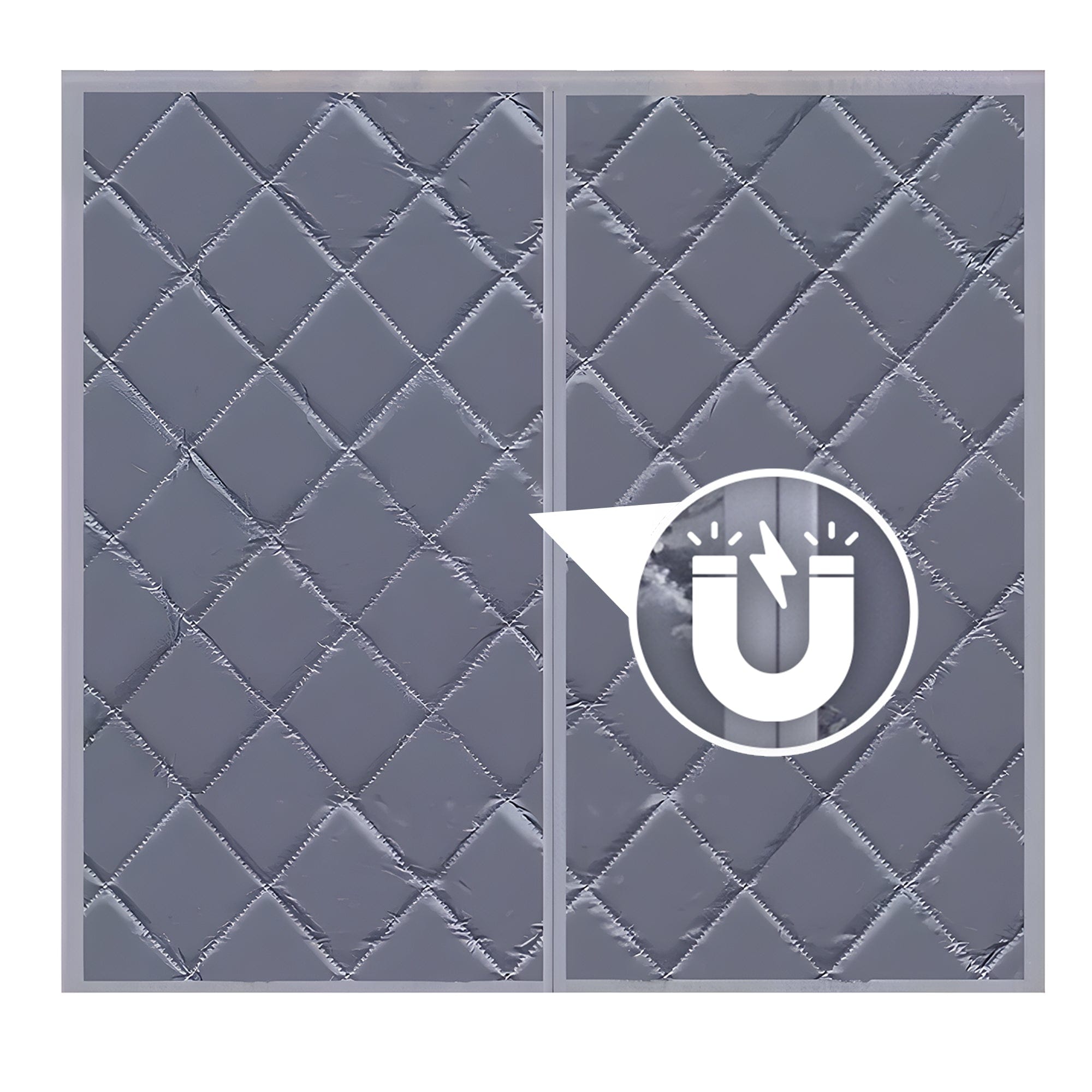 Magnetic Soundproof, Insulated and Blackout Window Curtain - KK1440