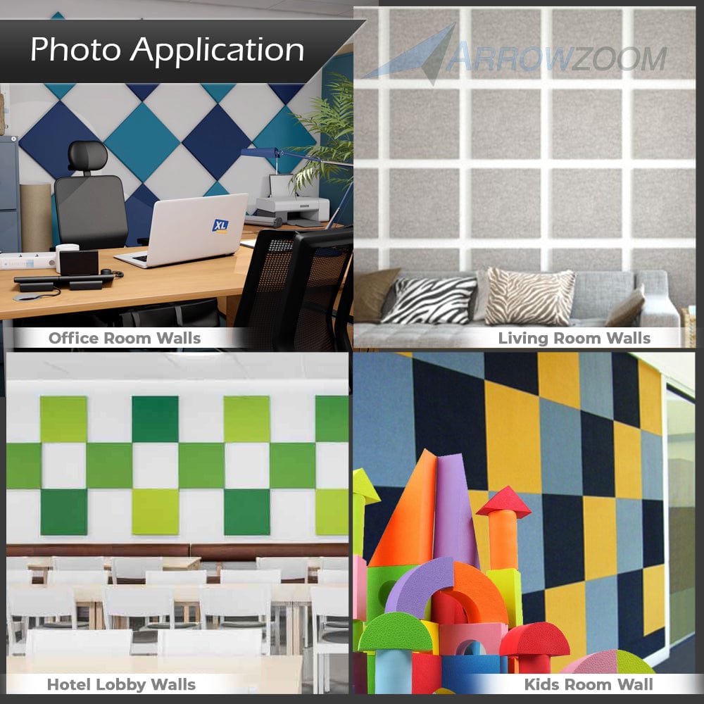 silexofy™ Soundproofing Self Adhesive Panels Wall Kit PRO - KK1259