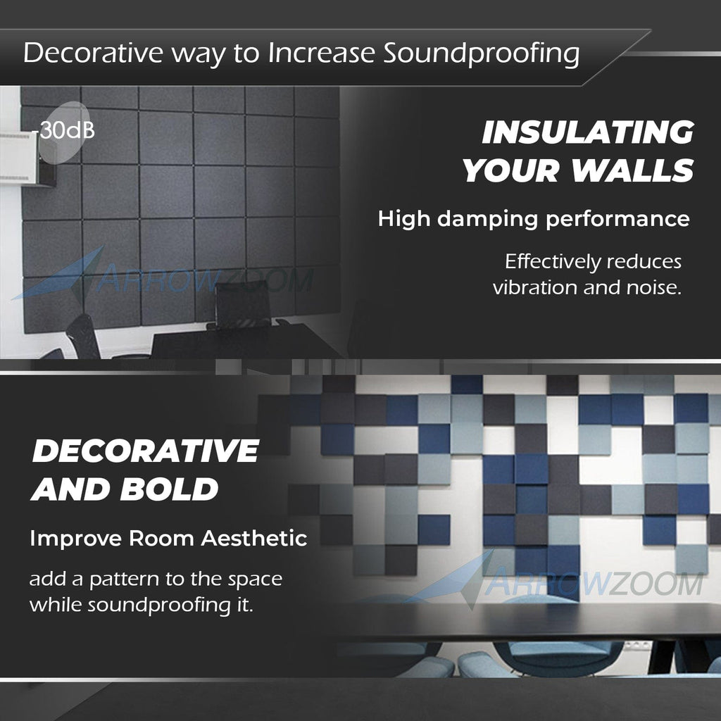 silexofy™ Soundproofing Self Adhesive Panels Wall Kit PRO - KK1259